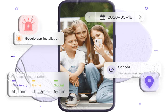 Family spending time together without devices